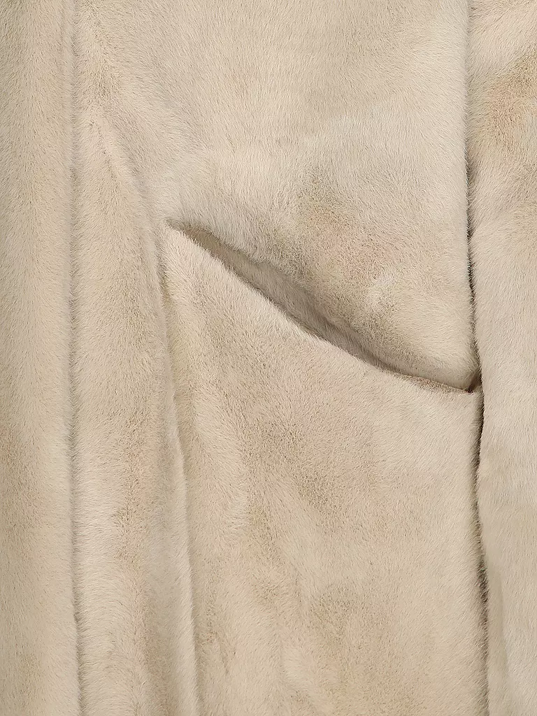 PRIDE TO BE | Giacca in pelliccia sintetica HEDA | Beige