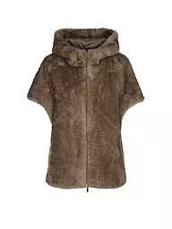 PRIDE TO BE | Giacca in pelliccia sintetica HOLA | Marrone
