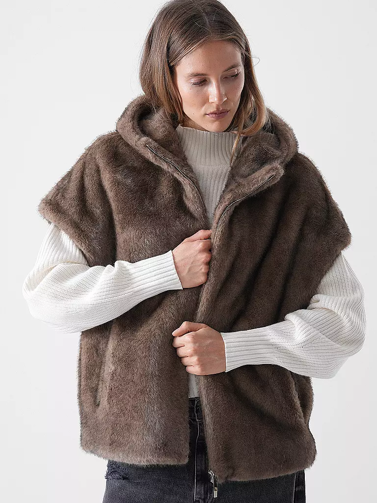 PRIDE TO BE | Giacca in pelliccia sintetica HOLA | 