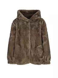 PRIDE TO BE | Giacca in pelliccia sintetica HOVY | Marrone