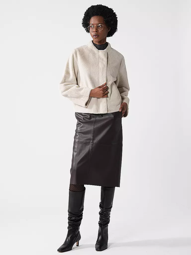 PRIDE TO BE | Jacke in Felloptik DANJA | Crema