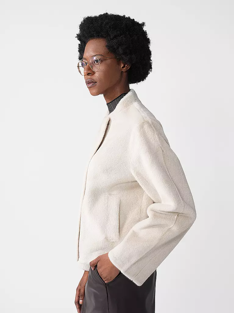 PRIDE TO BE | Jacke in Felloptik DANJA | Crema