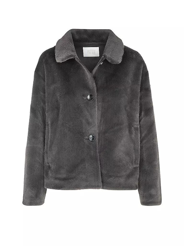 PRIDE TO BE | Jacke in Felloptik DARIA | Grigio