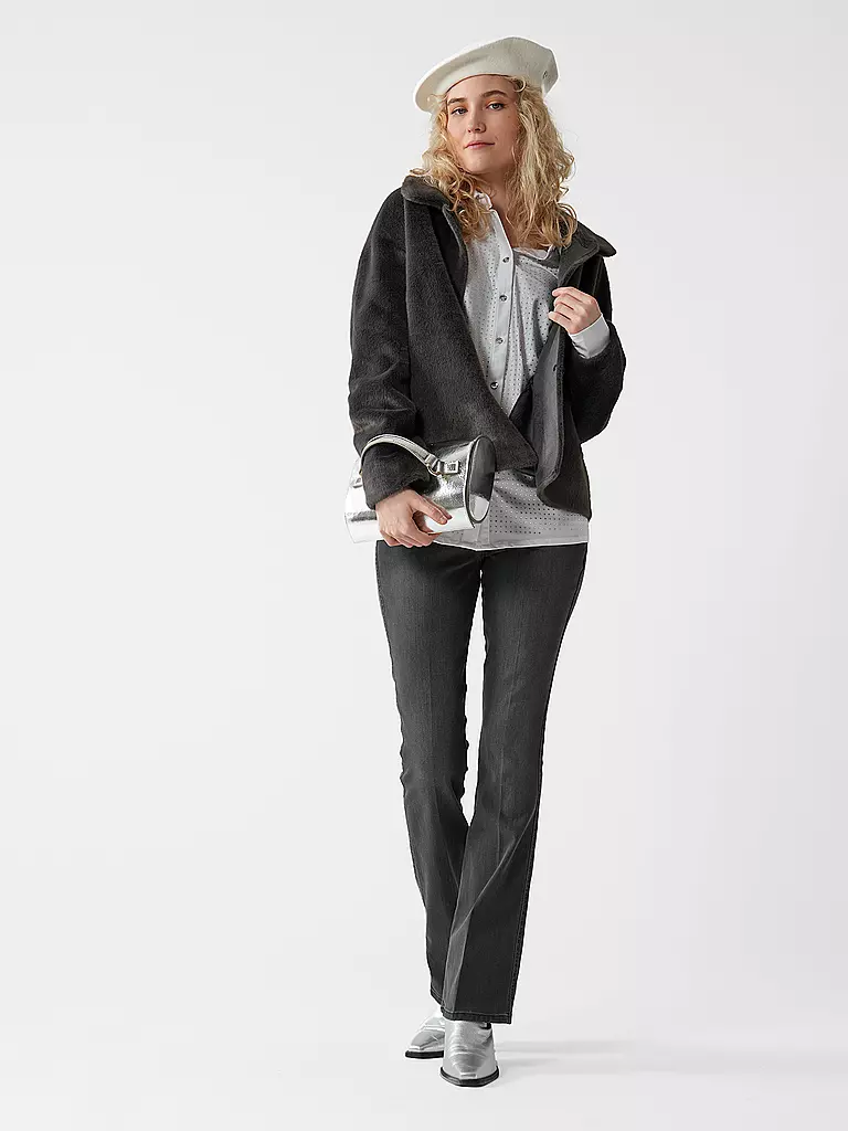 PRIDE TO BE | Jacke in Felloptik DARIA | Grigio