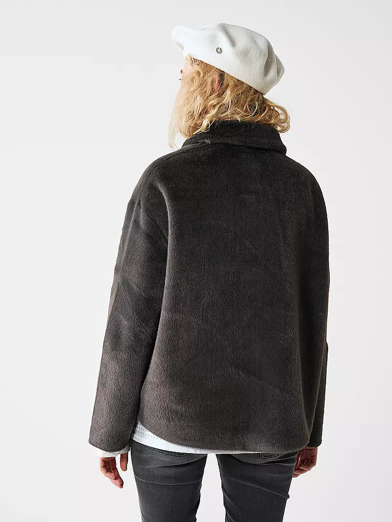 PRIDE TO BE | Jacke in Felloptik DARIA | Grigio