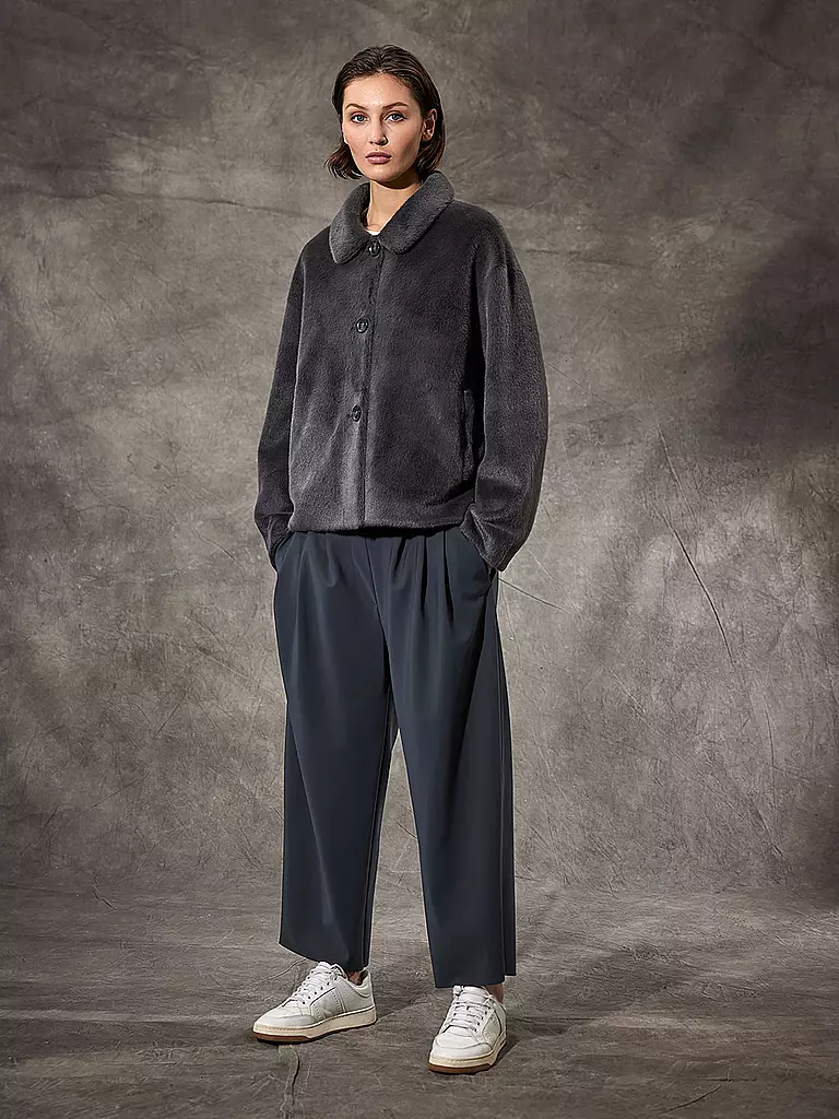 PRIDE TO BE | Jacke in Felloptik DARIA | Grigio