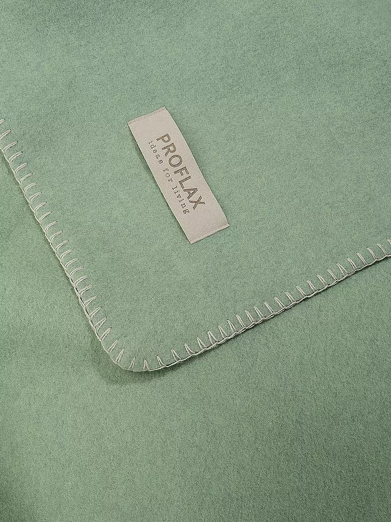 PROFLAX | Coperta da divano - Plaid PROFLAX FLEECE 160x200cm Salvia Segreto | Verde chiaro