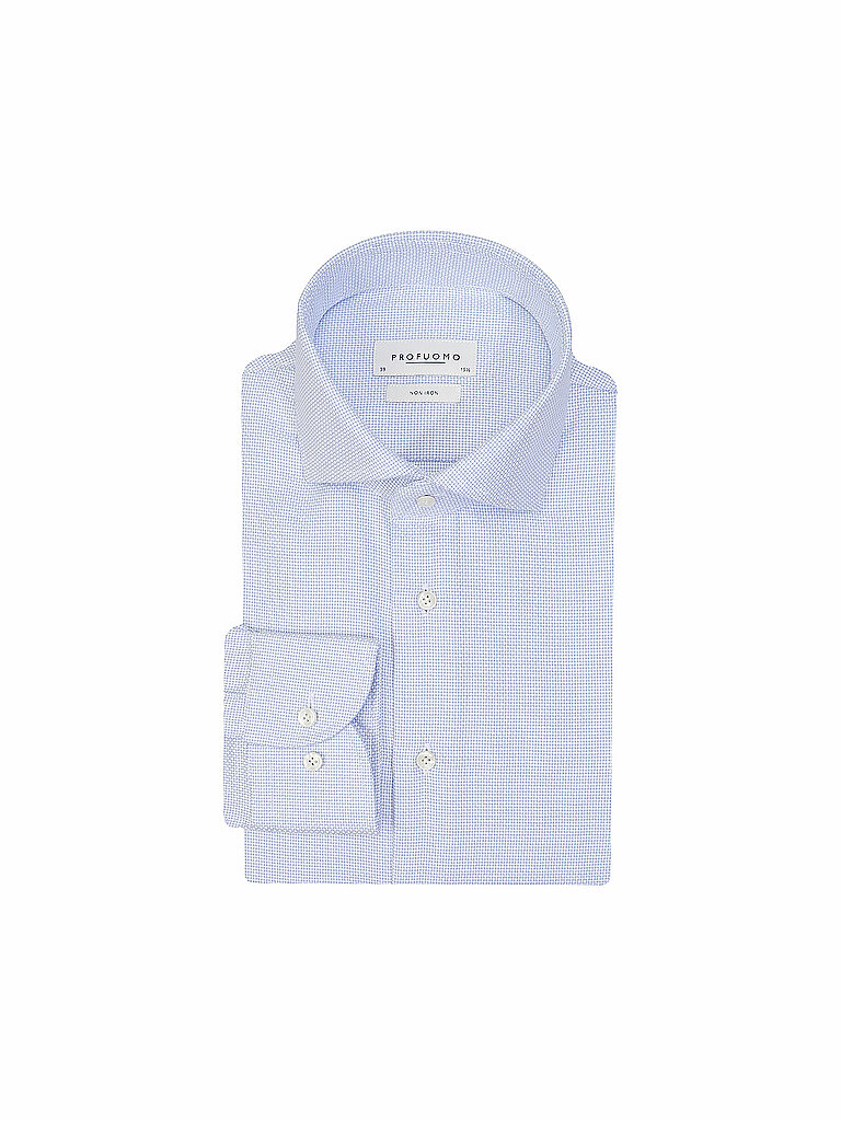Camicia business slim fit azzurro 44