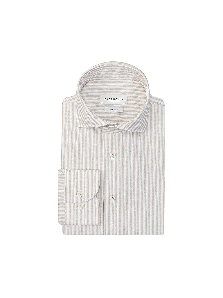 Camicia Slim Fit beige 40