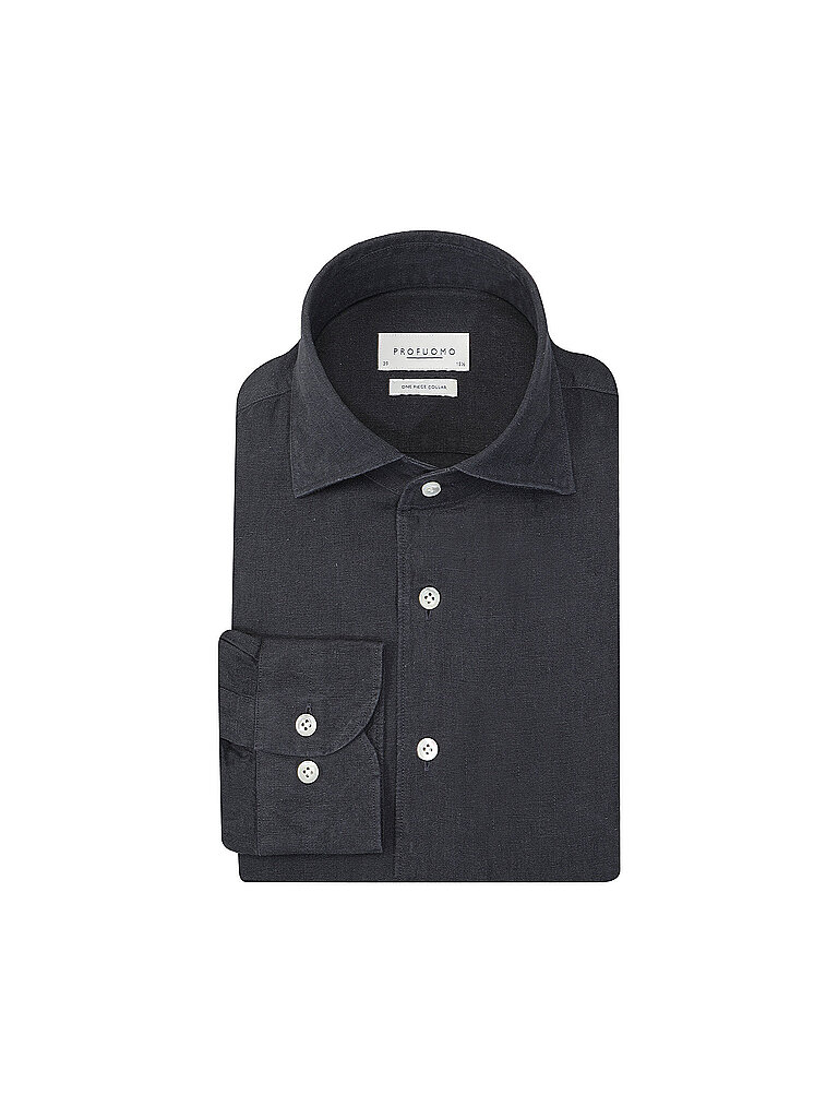 Profuomo Camicia di lino blu 41