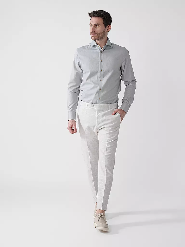 PROFUOMO | Camicia business slim fit | Oliva