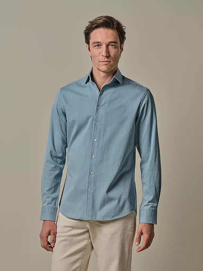 PROFUOMO | Camicia business slim fit | Blu