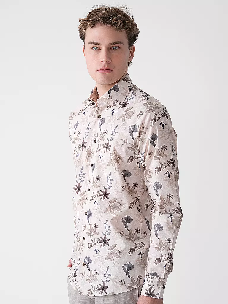 PROFUOMO | Camicia business slim fit | Beige