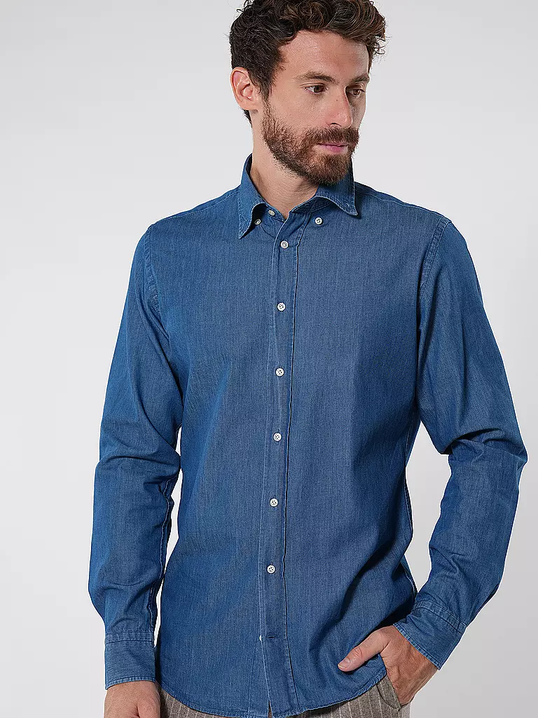 PROFUOMO | Camicia di jeans | Blu