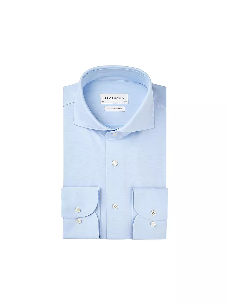 PROFUOMO | Camicia Japanese Knit | Blu chiaro