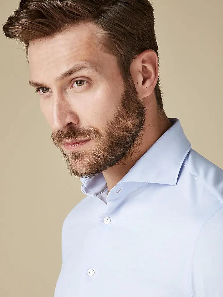 PROFUOMO | Camicia Japanese Knit | Blu chiaro