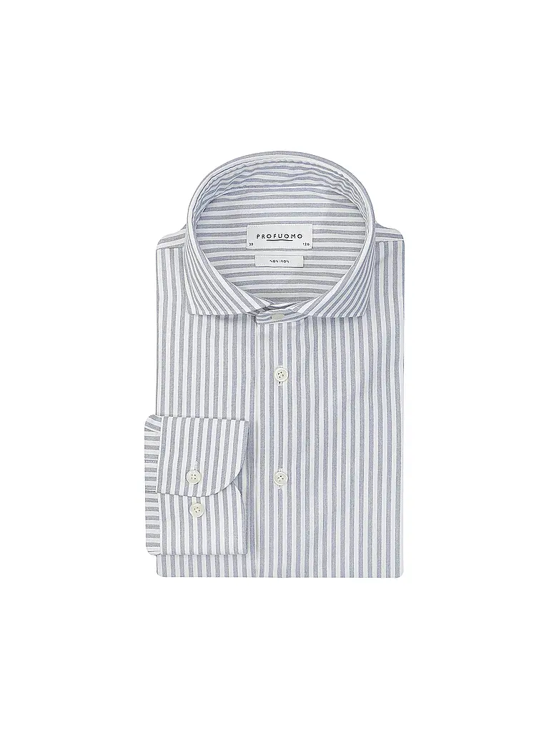 PROFUOMO | Camicia Slim Fit | Blu scuro