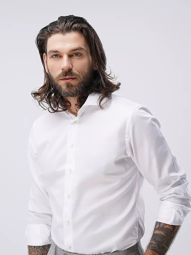 PROFUOMO | Camicia Slim Fit | Bianco