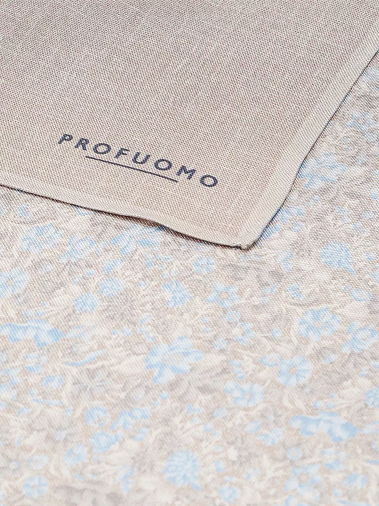 PROFUOMO | Fazzoletto da taschino in seta | Beige