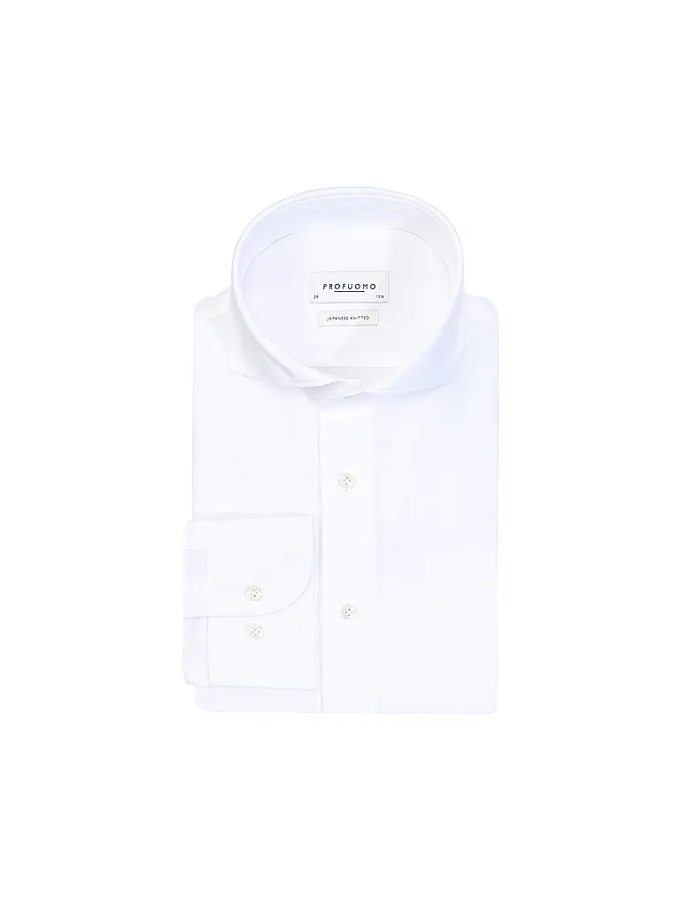 PROFUOMO | Hemd Japanese Knitted | Bianco