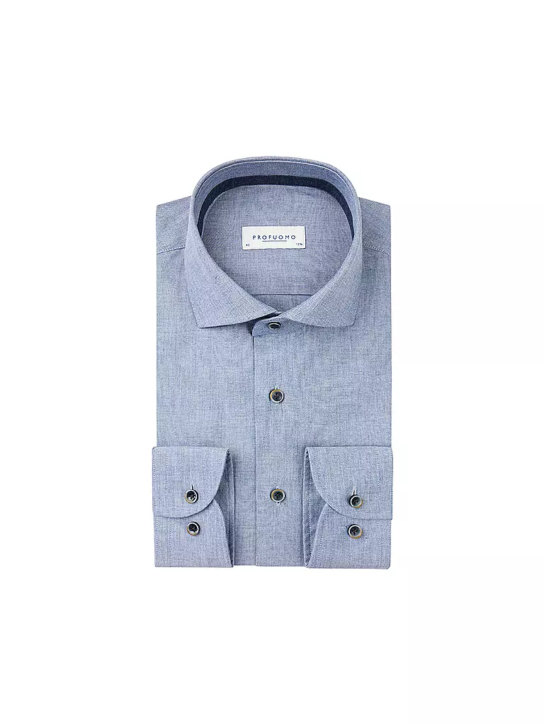 PROFUOMO | Hemd Slim Fit  | Blu