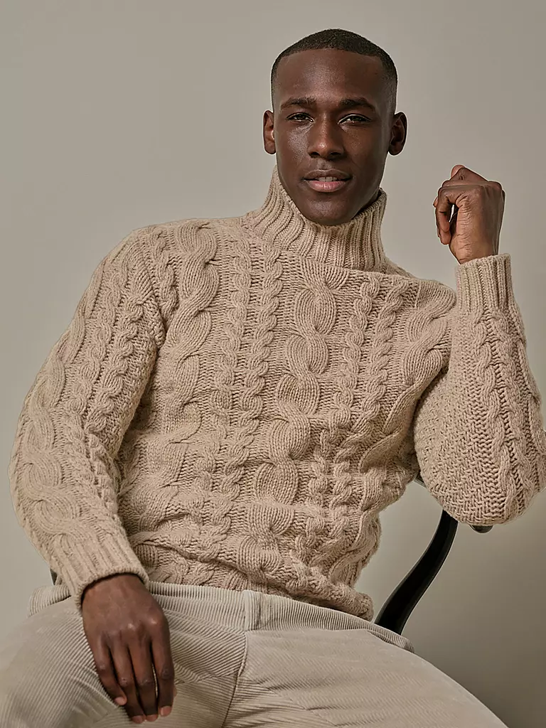 PROFUOMO | Rollkragenpullover | Marrone