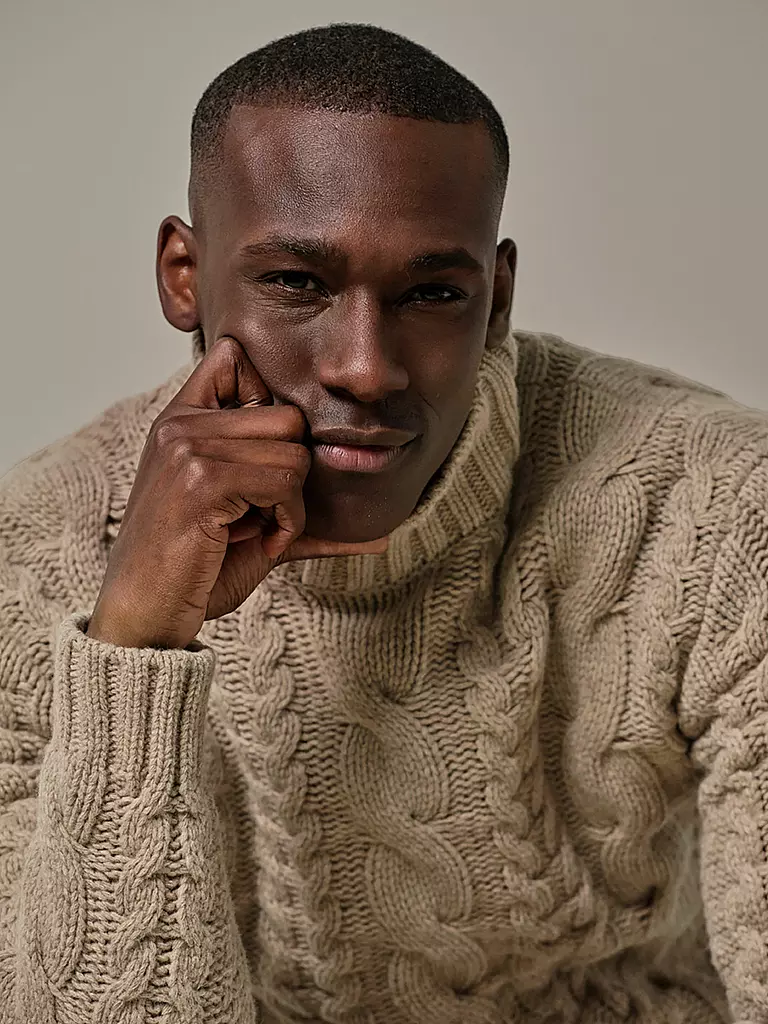 PROFUOMO | Rollkragenpullover | Marrone