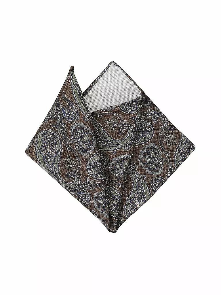 PROFUOMO | Seiden Stecktuch | Oliva