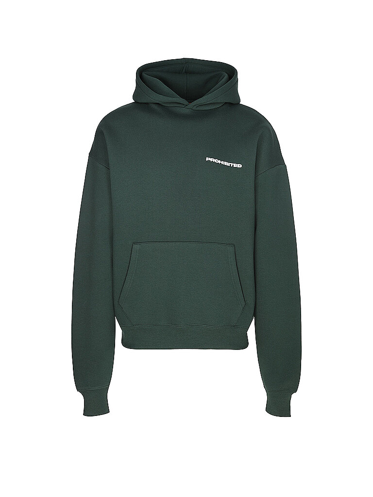 Felpa con cappuccio - Hoodie verde scuro M