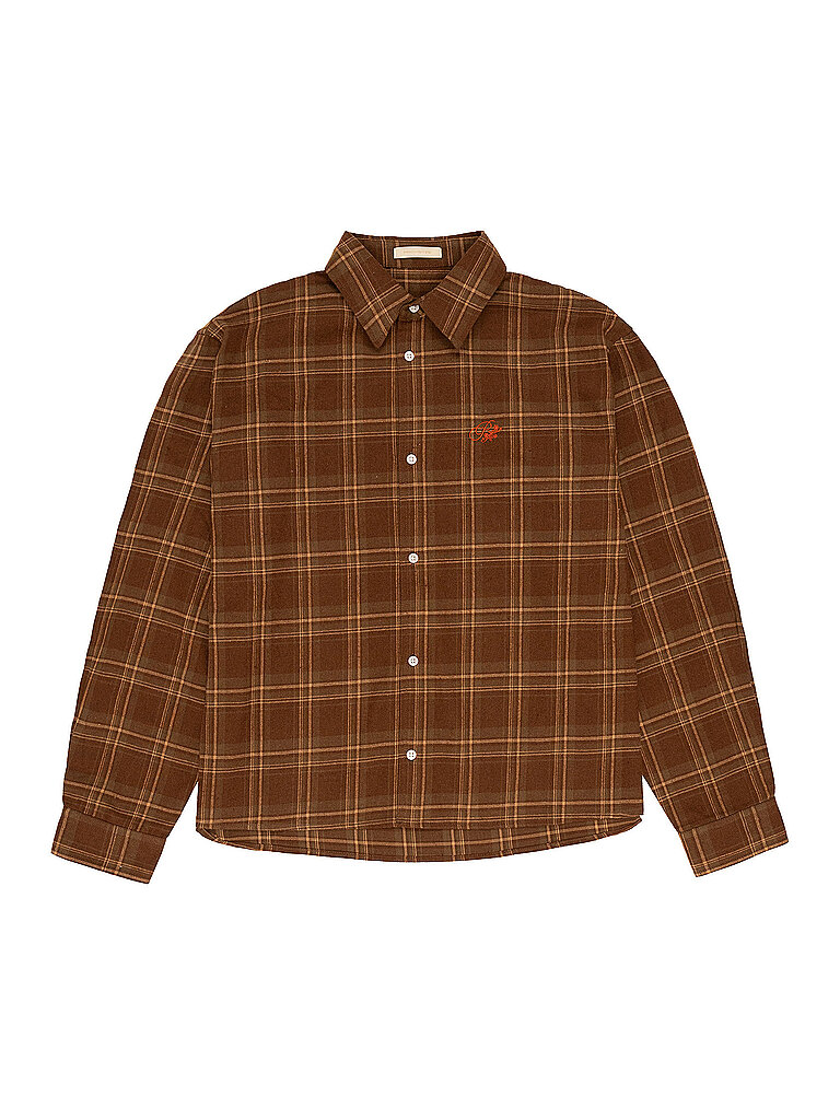 Camicia di flanella regular fit TIMBERER marrone XXL