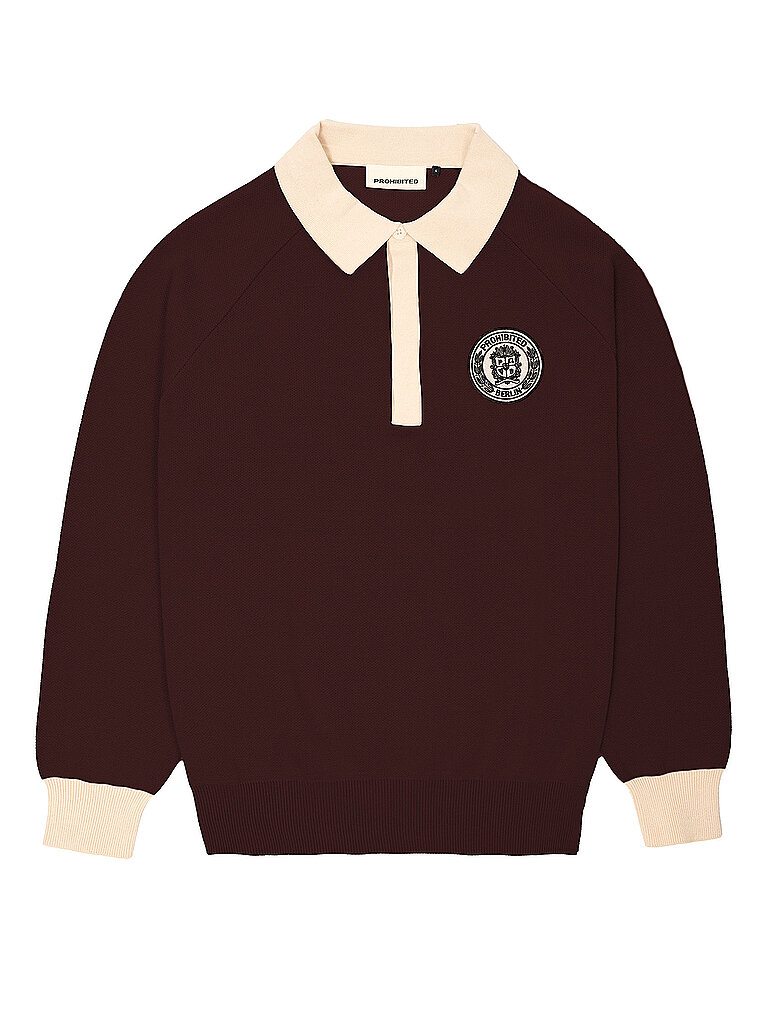 Pullover CUP rosso scuro M