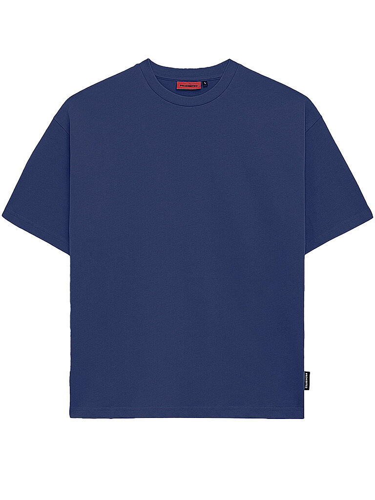 T-shirt vestibilità oversize blu L