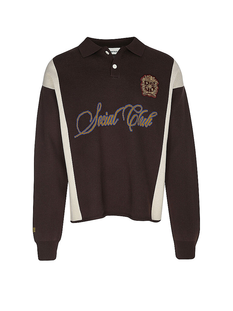 Polo-Pullover EMBLEM CONTRAST CLUBHOUSE marrone M