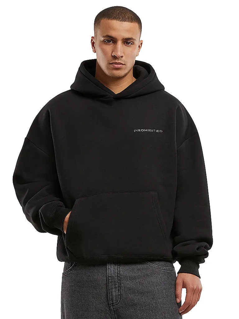 PROHIBITED | Felpa con cappuccio - Hoodie | Nero