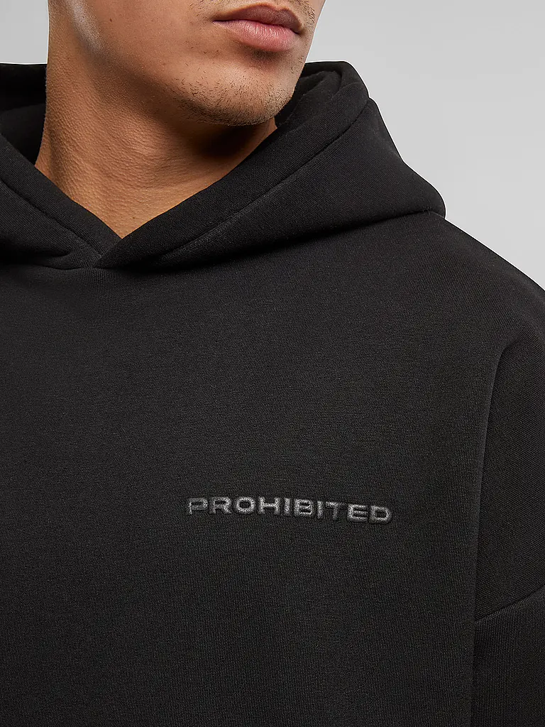 PROHIBITED | Felpa con cappuccio - Hoodie | Nero