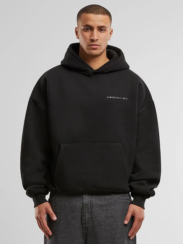 PROHIBITED | Felpa con cappuccio - Hoodie | Nero