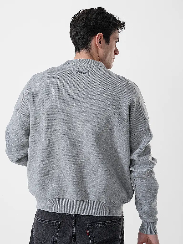 PROHIBITED | Nome prodotto: Pullover EMBLEM KNIT | Grigio