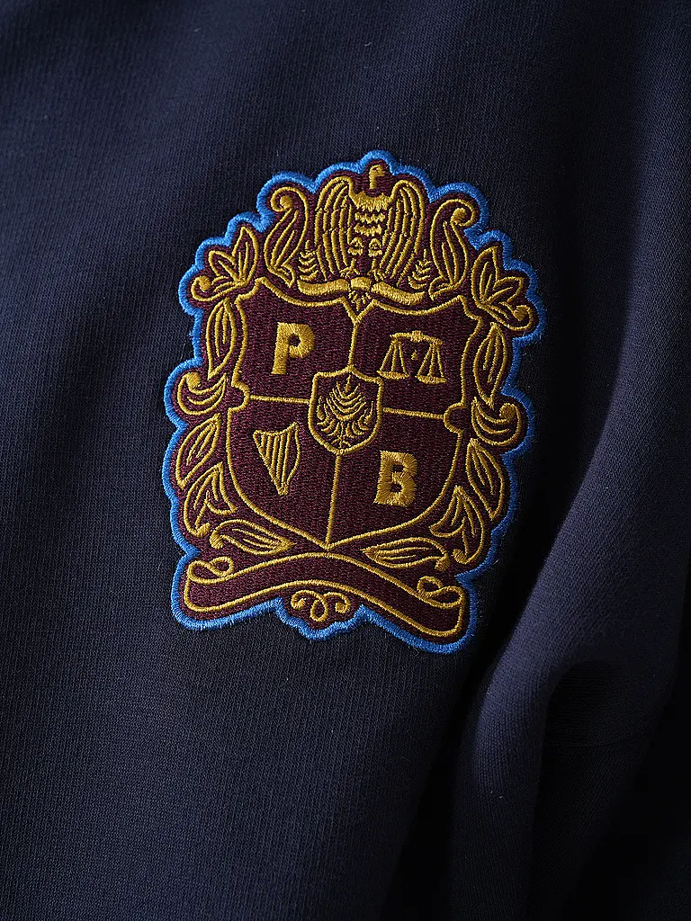 PROHIBITED | Nome prodotto: Sweatjacke EMBLEM PATCH | Blu scuro