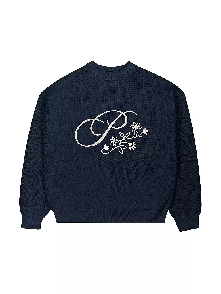 PROHIBITED | Pullover BLOOM | Blu scuro