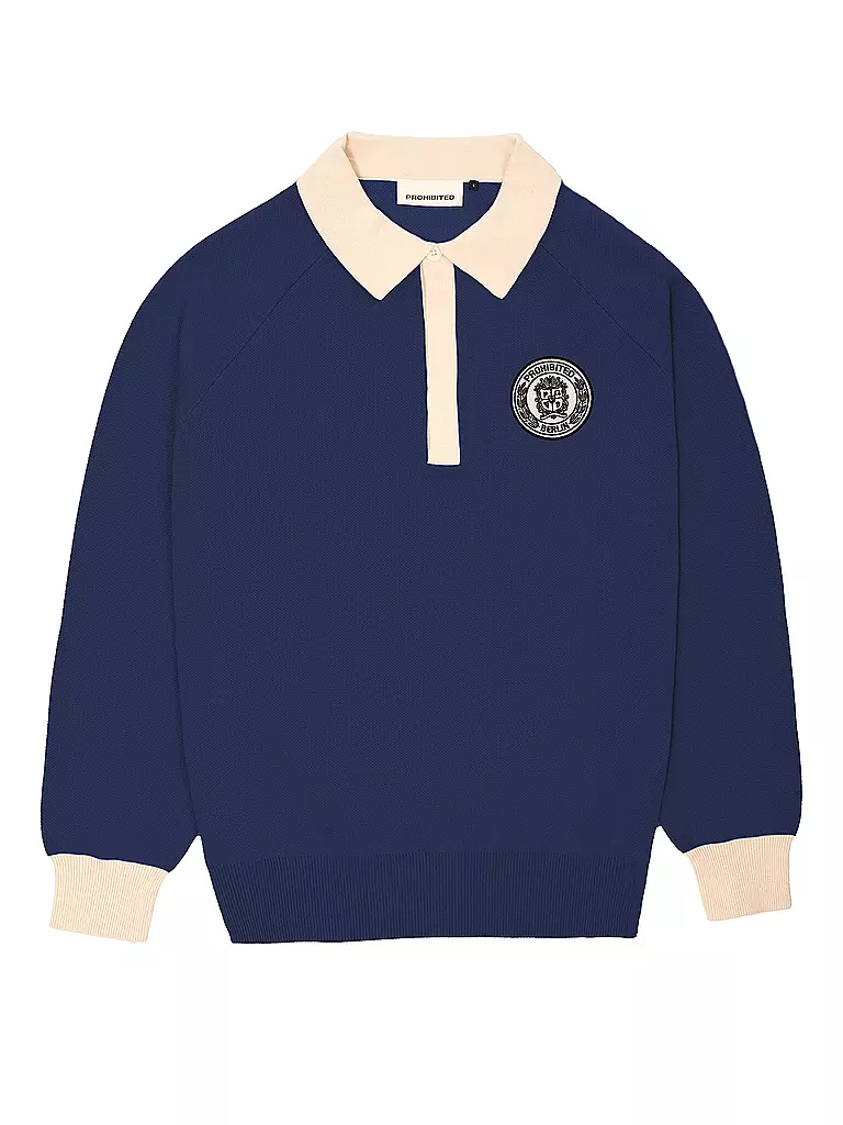 PROHIBITED | Pullover CUP | Blu scuro