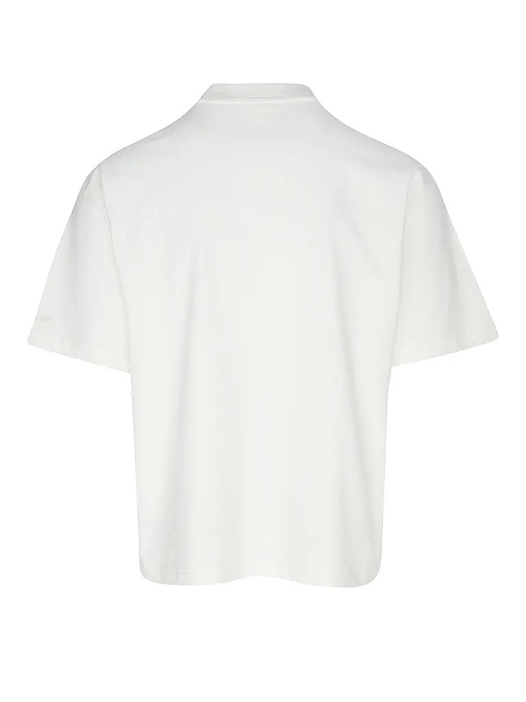 PROHIBITED | T-Shirt CLOUBHOUSE HOUSE
Marke: PROHIBITED
Farbe: weiss
Kategorien: Moda, Uomo

Lunghezza manica: Manica corta
Scollo: Girocollo
Materiale: Jersey, Cotone
Motivo: Tinta unita
Vestibilità (capispalla): Oversize, Corto
Dettagli: Logo | Bianco