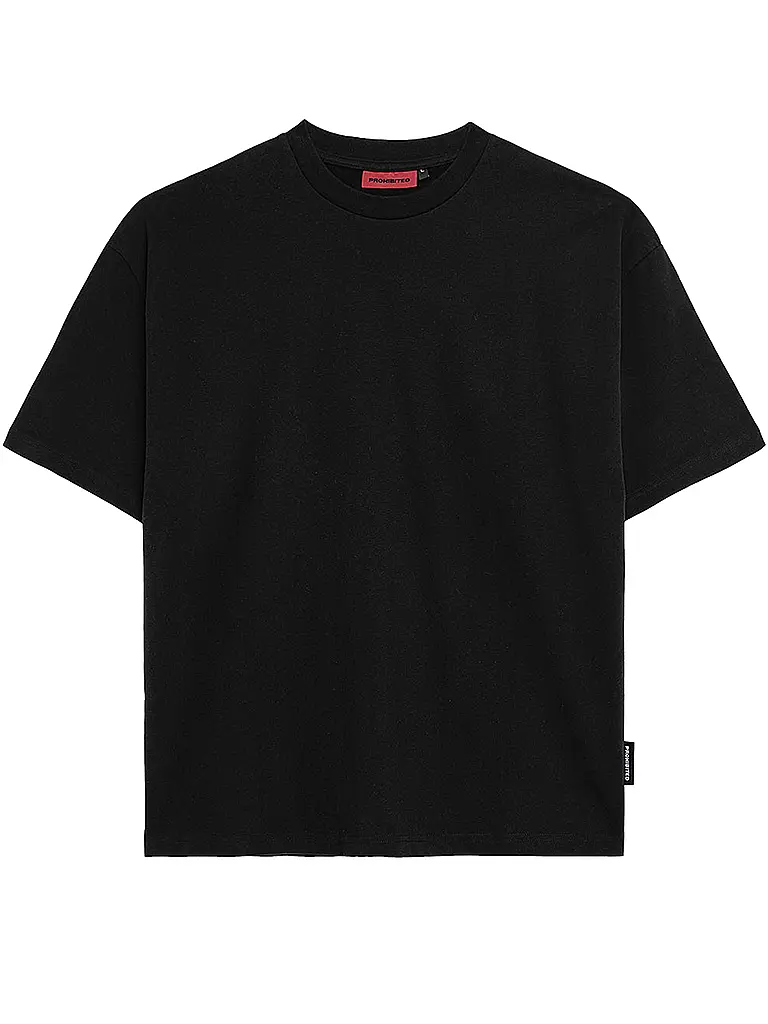 PROHIBITED | T-shirt vestibilità oversize | Nero