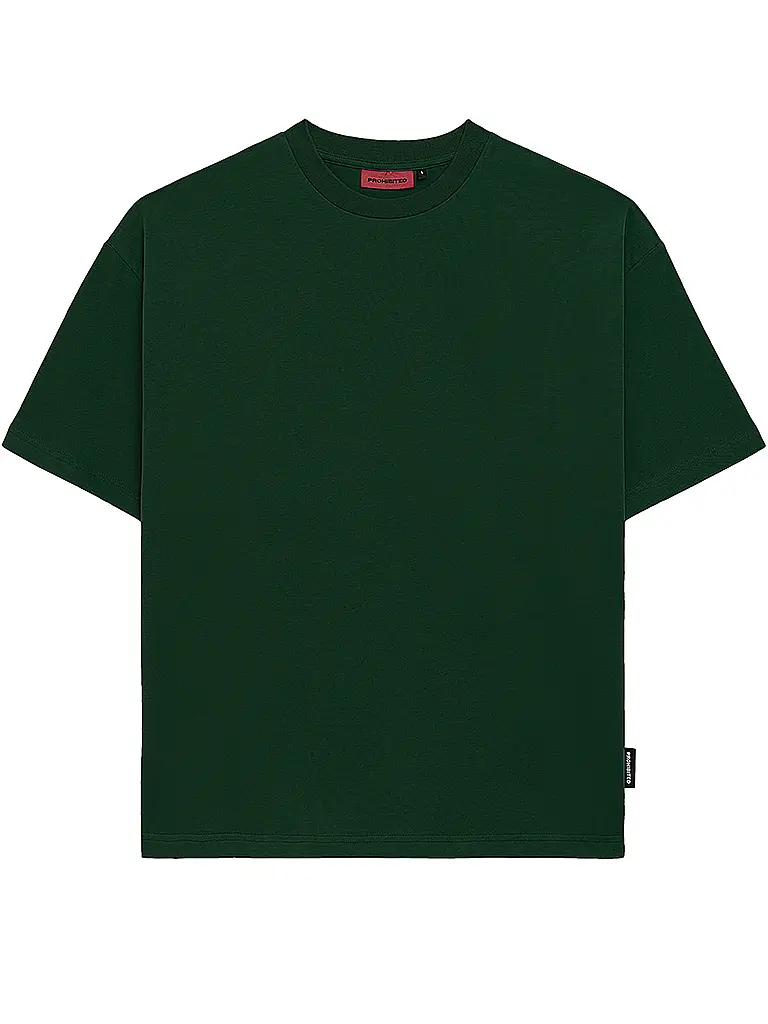 PROHIBITED | T-shirt vestibilità oversize | Verde scuro