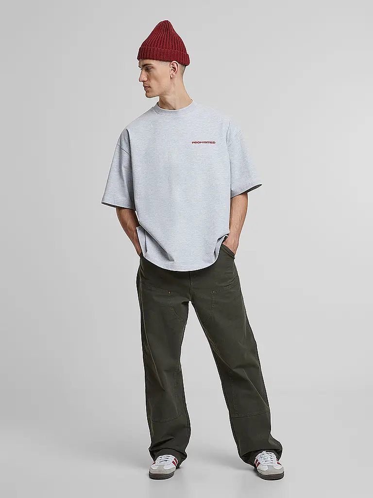 PROHIBITED | T-shirt | Grigio chiaro