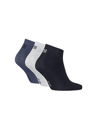 PUMA | Calzini sneaker confezione da 3 navy / grey