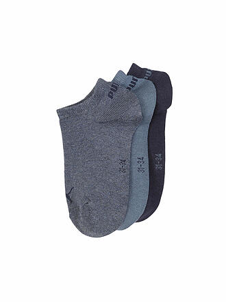 PUMA | Calzini sneaker da bambino, confezione da 3, blu denim