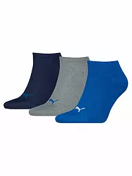 PUMA | Calzini sneaker confezione da 3 navy / grey | Blu