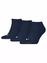 PUMA | Calzini sneaker confezione da 3 navy / grey | Blu scuro