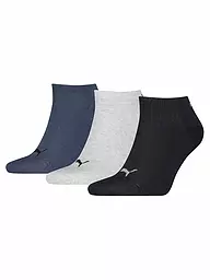 PUMA | Calzini sneaker confezione da 3 navy / grey | Blu