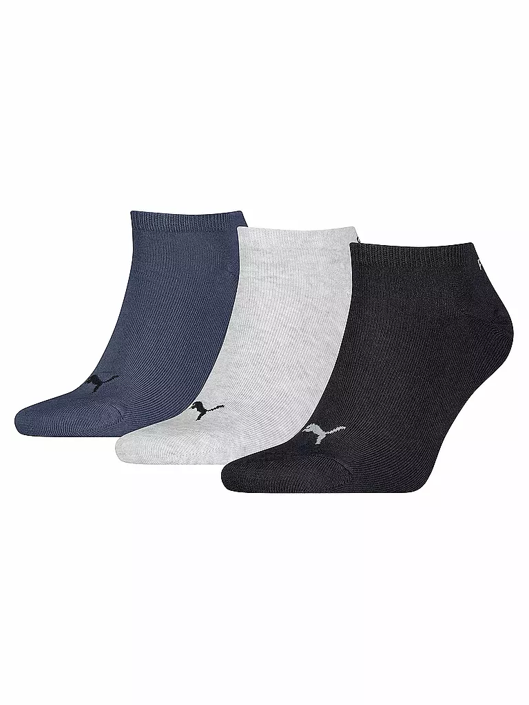 PUMA | Calzini sneaker confezione da 3 navy / grey | Blu